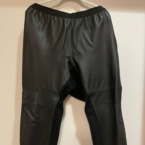 Eileen Fisher Genuine Leather Front Pants in 2X